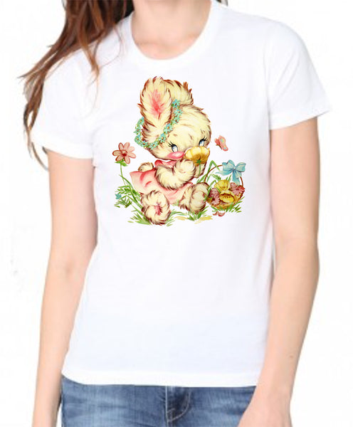 Bunny Girl Adult Organic Shirt