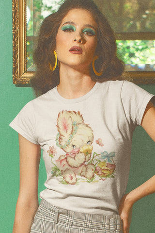 Bunny Girl Adult Organic Shirt