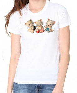 Three Kitschy Kittens Women's Organic Shirt